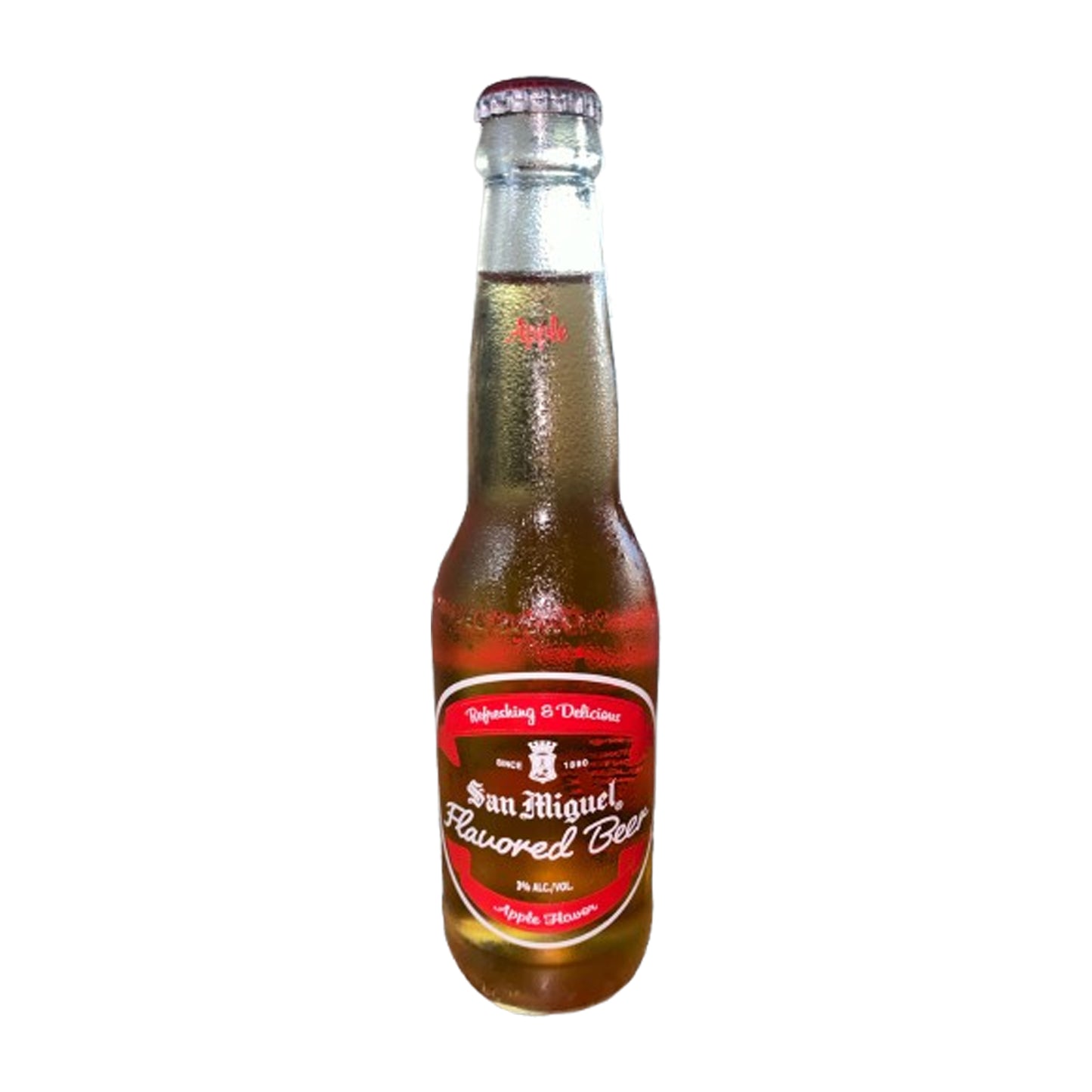 San Miguel (in Can) at Cafe Fortunata