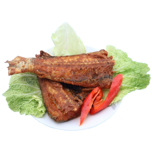 Fried bangus at Dorm Canteen