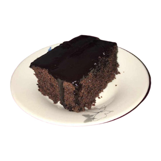 Moist Choco Cake Slice at School Canteen